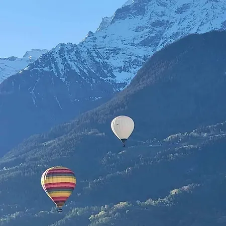 公寓 Maison Pupetta-panorama Su Aosta-cir Vda N 0413 *