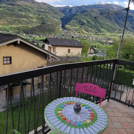 公寓 Maison Pupetta-panorama Su Aosta-cir Vda N 0413 *